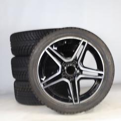 Pack de roues complètes d'hiver alliage 18 pouces avec pneus Bridgestone pour Classe B 247, CLA 118 et d'autres, Mercedes-AMG d'origine