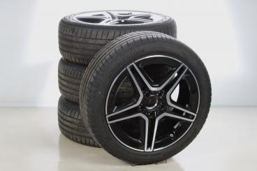 Lot de roues complètes AMG 18 pouces aluminium BRIDGESTONE C 