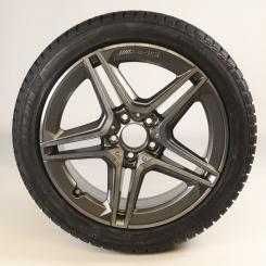 Pack de roues complètes d'hiver alliage 18 pouces avec pneus Pirelli pour CLA 118, Classe A 177 et d'autres, Mercedes-AMG d'origine