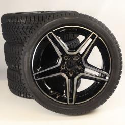 Pack de roues complètes d'hiver alliage 18 pouces avec pneus Pirelli pour CLA 118, Classe A 177 et d'autres, Mercedes-AMG d'origine