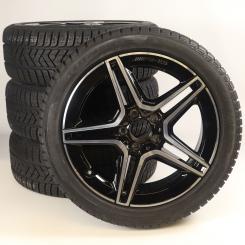 Pack de roues complètes d'hiver alliage 18 pouces avec pneus Pirelli pour CLA 118, Classe A 177 et d'autres, Mercedes-AMG d'origine