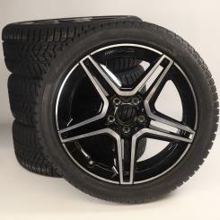 Pack de roues complètes d'hiver alliage 18 pouces avec pneus Pirelli pour CLA 118, Classe A 177 et d'autres, Mercedes-AMG d'origine