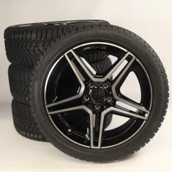 Pack de roues complètes d'hiver alliage 18 pouces avec pneus Pirelli pour CLA 118, Classe A 177 et d'autres, Mercedes-AMG d'origine