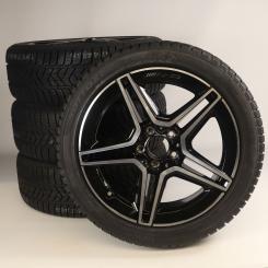 Pack de roues complètes d'hiver alliage 18 pouces avec pneus Pirelli pour CLA 118, Classe A 177 et d'autres, Mercedes-AMG d'origine