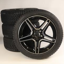 Pack de roues complètes d'hiver alliage 18 pouces avec pneus Pirelli pour CLA 118, Classe A 177 et d'autres, Mercedes-AMG d'origine