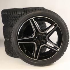 Pack de roues complètes d'hiver alliage 18 pouces avec pneus Pirelli pour CLA 118, Classe A 177 et d'autres, Mercedes-AMG d'origine