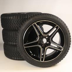 Pack de roues complètes d'hiver alliage 18 pouces avec pneus Pirelli pour CLA 118, Classe A 177 et d'autres, Mercedes-AMG d'origine