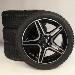 Pack de roues complètes d'hiver alliage 18 pouces avec pneus Pirelli pour CLA 118, Classe A 177 et d'autres, Mercedes-AMG d'origine