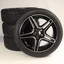 Pack de roues complètes d'hiver alliage 18 pouces avec pneus Pirelli pour CLA 118, Classe A 177 et d'autres, Mercedes-AMG d'origine