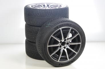 Pack de roues complètes d'hiver alliage 18 pouces avec pneus Michelin pour CLA 118, CLA ShootingBrake X118 et d'autres, Mercedes-AMG d'origine
