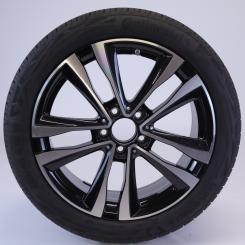 Roue complète alu CONTI/EcoContact6 JANTE A 5 DOUBLES BRANCHES 