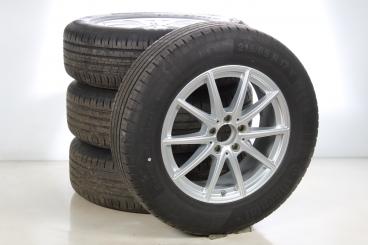 Pack de roues complètes d'été alliage 17 pouces avec pneus Continental pour CLA ShootingBrake X118, Classe B 247 et d'autres, Mercedes-Benz d'origine