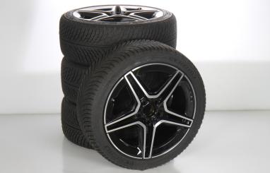 Pack jantes alu et pneus MICHELIN/PilotAlpin5 AMG à 5 double 