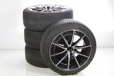 Pack de roues complètes d'hiver alliage 18 pouces avec pneus Michelin pour Classe A 177, Mercedes-AMG d'origine
