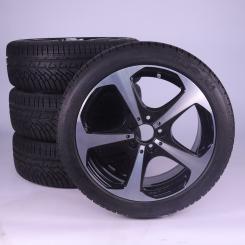 Pack jantes alu et pneus MICHELIN/PilotAlpinPA4 à 5 branches 