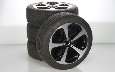 Pack jantes alu et pneus MICHELIN/PilotAlpinPA4 à 5 branches 