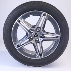 Roue complète alu MICHELIN/PilotAlpin5 AMG à 5 doubles branc 