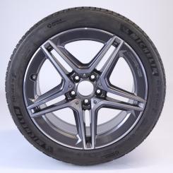 Roue complète alu MICHELIN/PilotAlpin5 AMG à 5 doubles branc 