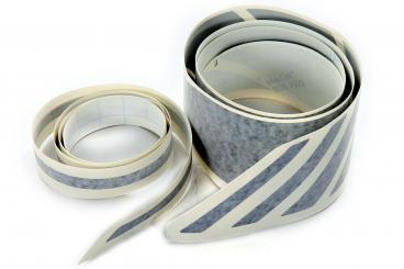 Accessoire charbon de bois métallisé mat bande décorative la 