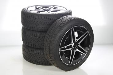 Pack jantes alu et pneus PIR/SottozeroWinter3 AMG à 5 double 