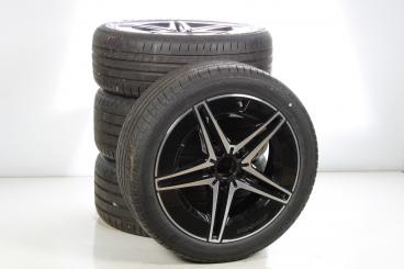 Lot de roues complètes AMG 18 pouces aluminium BRIDGESTONE C 
