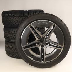 Pack de roues complètes d'hiver en alliage 18 pouces avec pneus Pirelli pour Classe C 206, Mercedes-Benz d'origine 