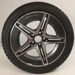 Pack de roues complètes  d'hiver en alliage 18 pouces avec pneus Pirelli pour Classe C 206, Mercedes-Benz d'origine 