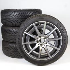 Pack de roues complètes d'hiver alliage 18 pouces avec pneus Michelin pour Classe C 206, Mercedes-AMG d'origine