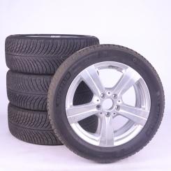 Pack jantes alu et pneus MICHELIN/PilotAlpin5 à 5 branches 