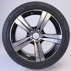 Roue complète alu PIR/PZEROIA Jante à 5 branches 