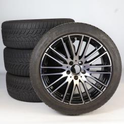 Pack de roues complètes d'hiver alliage 18 pouces avec pneus Goodyear pour Classe C 206, Mercedes-Benz d'origine