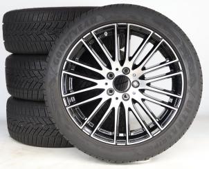 Pack de roues complètes d'hiver alliage 18 pouces avec pneus Goodyear pour Classe C 206, Mercedes-Benz d'origine
