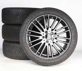 Pack de roues complètes d'hiver alliage 18 pouces avec pneus Goodyear pour Classe C 206, Mercedes-Benz d'origine