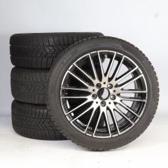 Pack de roues complètes d'hiver alliage 18 pouces avec pneus Pirelli pour Classe C 206, Mercedes-Benz d'origine