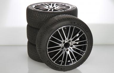 Pack jantes alu et pneus MICHELIN/PilotAlpin5 à 10 branches 