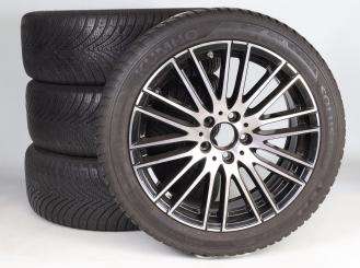 Pack de roues complètes d'hiver alliage 18 pouces avec pneus Kumho pour Classe C 206, Mercedes-Benz d'origine