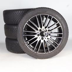 Pack de roues complètes d'hiver alliage 18 pouces avec pneus Kumho pour Classe C 206, Mercedes-Benz d'origine