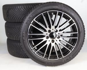 Pack de roues complètes d'hiver alliage 18 pouces avec pneus Kumho pour Classe C 206, Mercedes-Benz d'origine