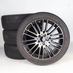 Pack de roues complètes d'hiver alliage 18 pouces avec pneus Kumho pour Classe C 206, Mercedes-Benz d'origine