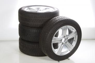 Pack de roues complètes  d'hiver en alliage 17 pouces avec pneus Pirelli pour Classe C 206, Mercedes-Benz d'origine 