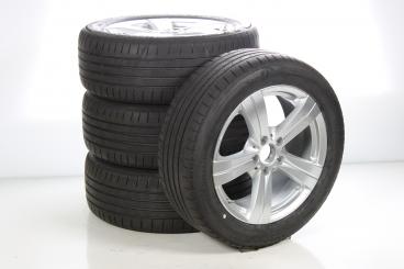 Pack de roues complètes d'été alliage 17 pouces avec pneus Bridgestone pour Classe C 206, Mercedes-Benz d'origine