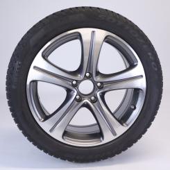 Roue complète alu PIR/SottozeroWinter3 Jante à 5 branches 