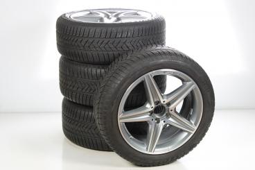 Pack de roues complètes d'hiver alliage 18 pouces avec pneus Pirelli pour Classe E-Coupé 238, Classe E 213, Mercedes-AMG d'origine