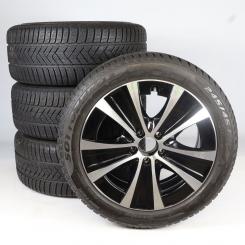 Pack de roues complètes d'hiver alliage 18 pouces avec pneus Pirelli pour Classe E 213, Mercedes-Benz d'origine
