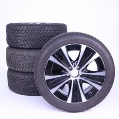 Pack jantes alu et pneus MICHELIN/PilotAlpinPA4 à 5 branches 