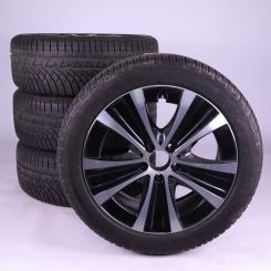 Pack jantes alu et pneus MICHELIN/PilotAlpinPA4 à 5 branches 