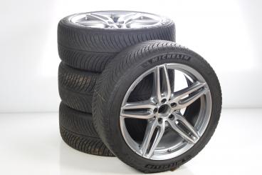Pack jantes alu et pneus MICHELIN/PilotAlpin5 AMG à 5 double 