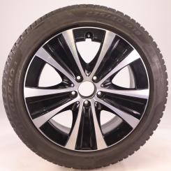 Roue complète alu PIR/SottozeroWinter3 Jante à 5 branches 
