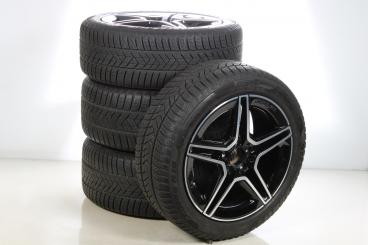 Pack de roues complètes d'hiver alliage 18 pouces avec pneus Pirelli pour Classe E 213, Classe E-Coupé 238, Mercedes-AMG d'origine