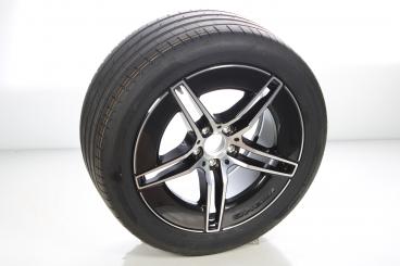 Roue complète alu PIR/P ZEROIA AMG jante à 5 doubles branche 